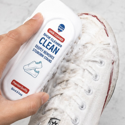 2-in-1 Shoe Cleaning Brush with Sponge