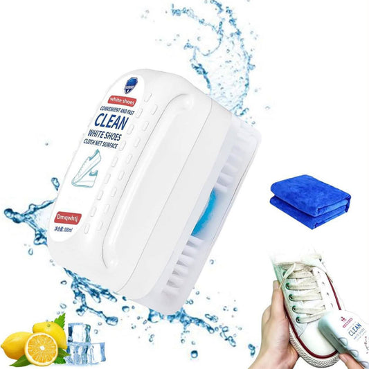 2-in-1 Shoe Cleaning Brush with Sponge