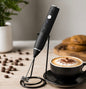 Rechargeable Electric Milk Frother | 3-Speed Handheld Coffee & Egg Beater
