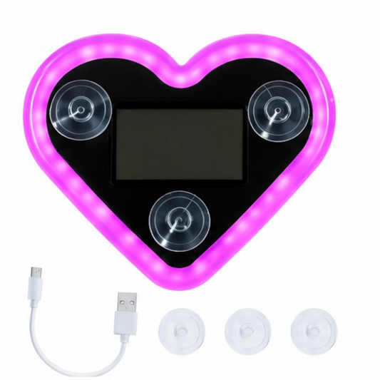 HeartGlow™ Solar LED Car Window Light