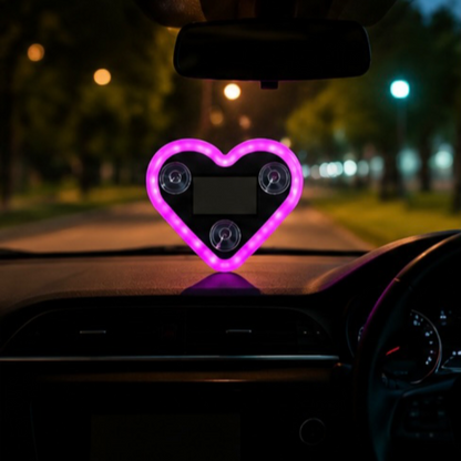 HeartGlow™ Solar LED Car Window Light