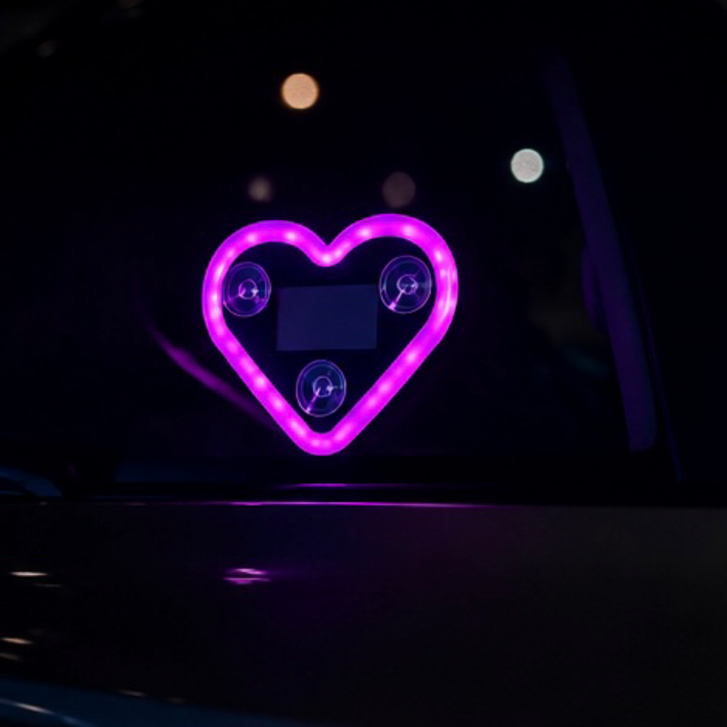 HeartGlow™ Solar LED Car Window Light