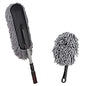 Car Duster With Long Retractable Handle & Soft Microfiber Bristles