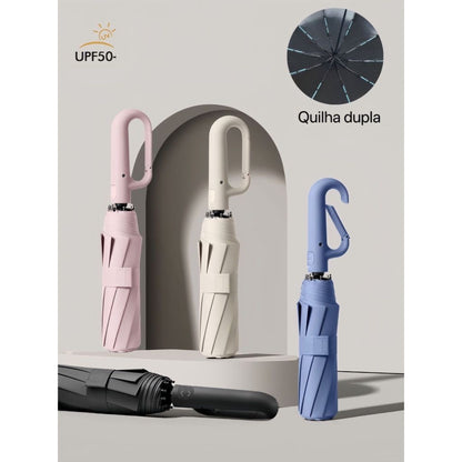 ☂️Smart Hook Handle Folding Umbrella | Compact & Windproof