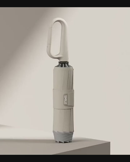 ☂️Smart Hook Handle Folding Umbrella | Compact & Windproof