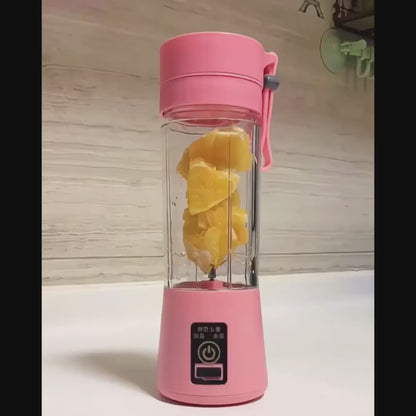 Portable USB Rechargeable Blender Bottle – Personal Smoothie & Juice Maker (380ml)